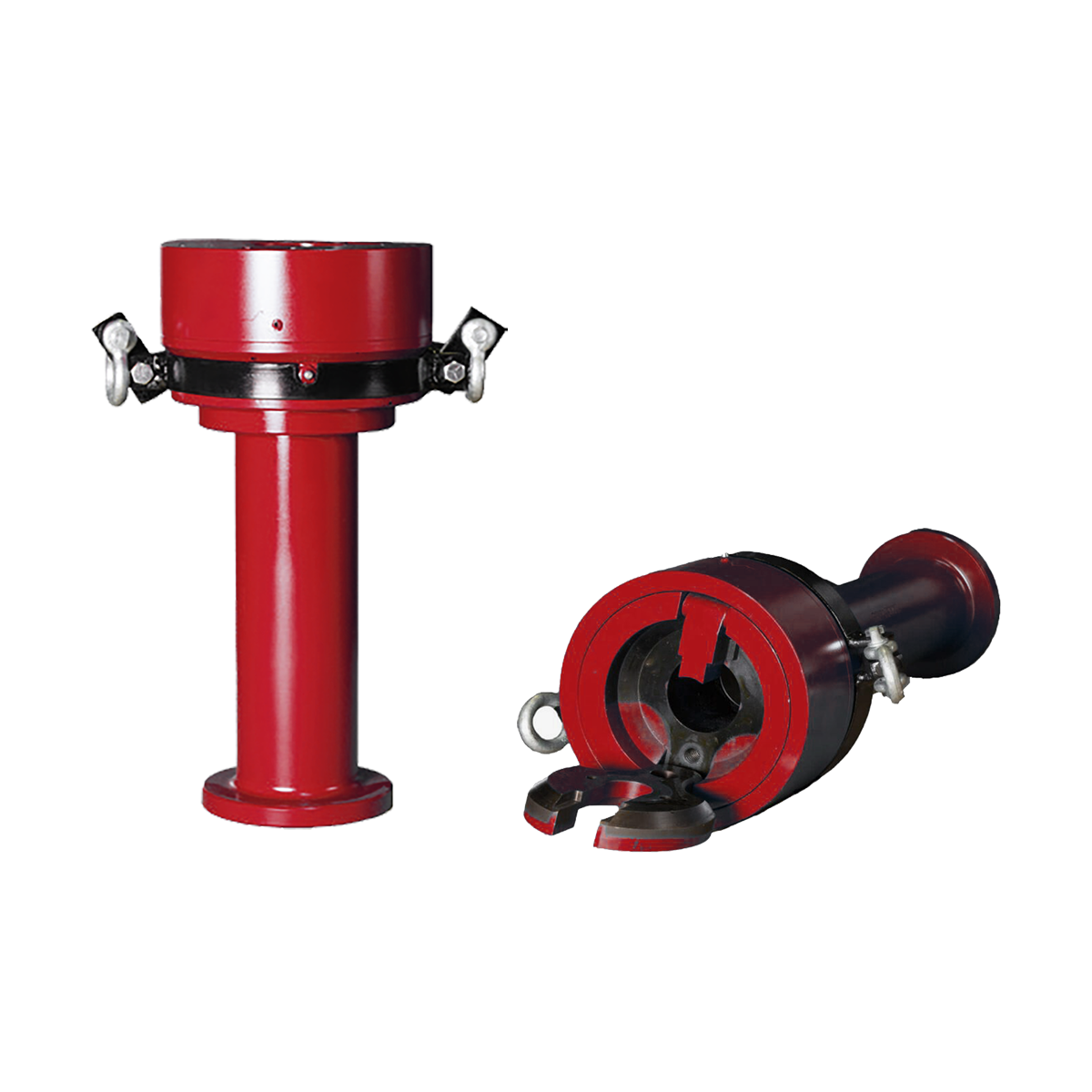 Tubing Spinner - Adjusted - Red - Two Items - Deeper Color